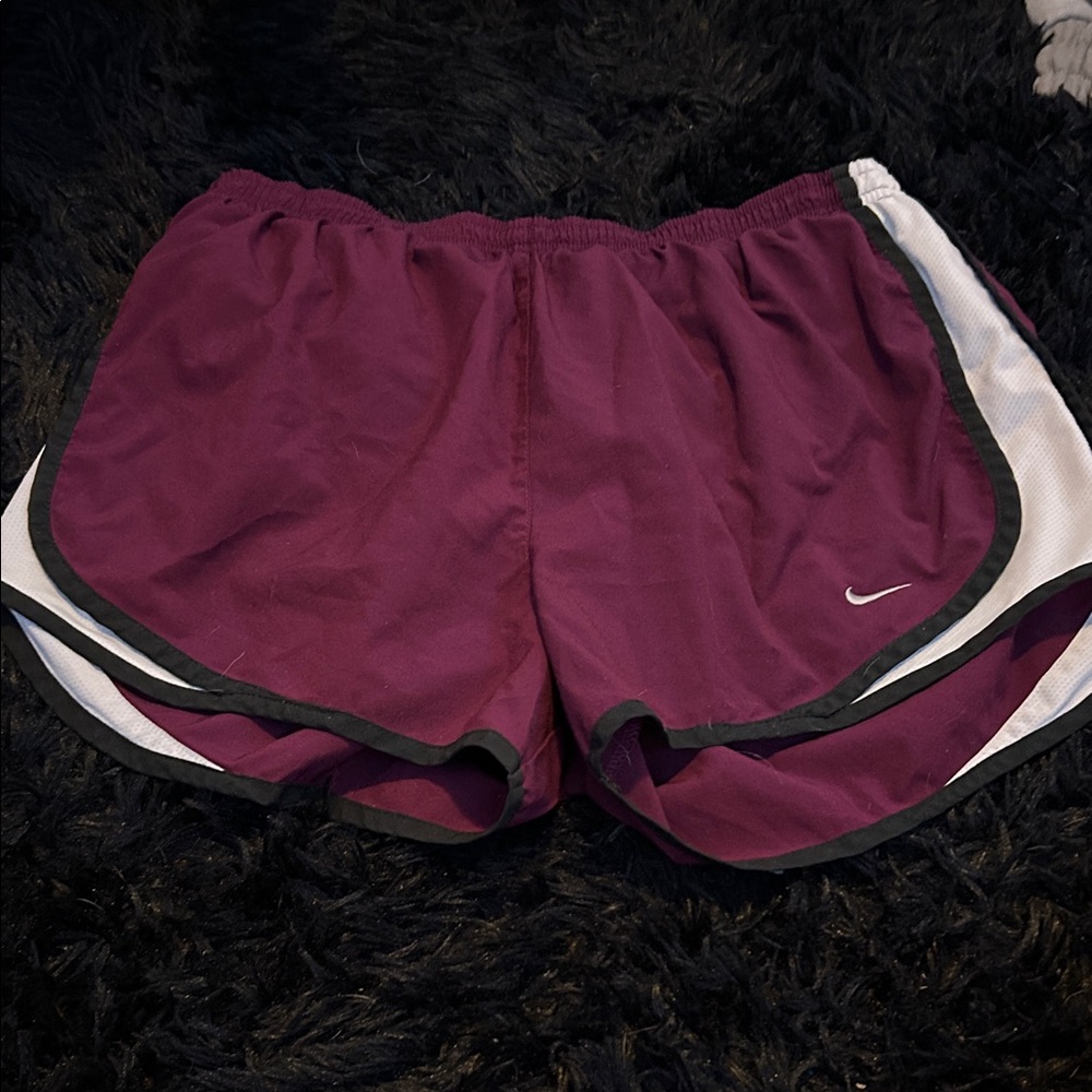 Nike Women's Maroon Athletic Shorts